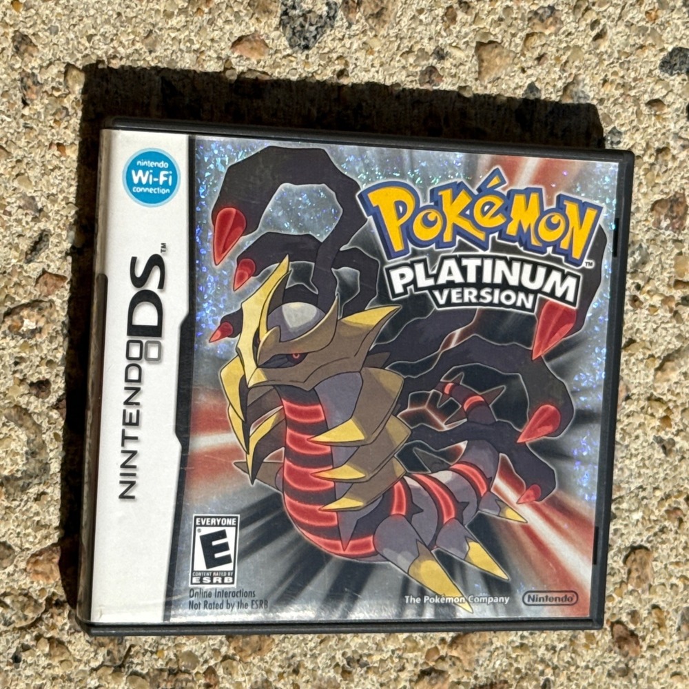 Pokémon Platinum Version (Nintendo DS, 2009) Complete in Box CIB Tested Working
